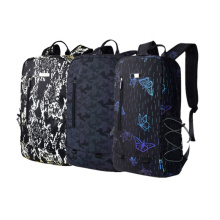 Reflective Animal Prints Luminous Ladies Casual School Backpacks for Women Computer